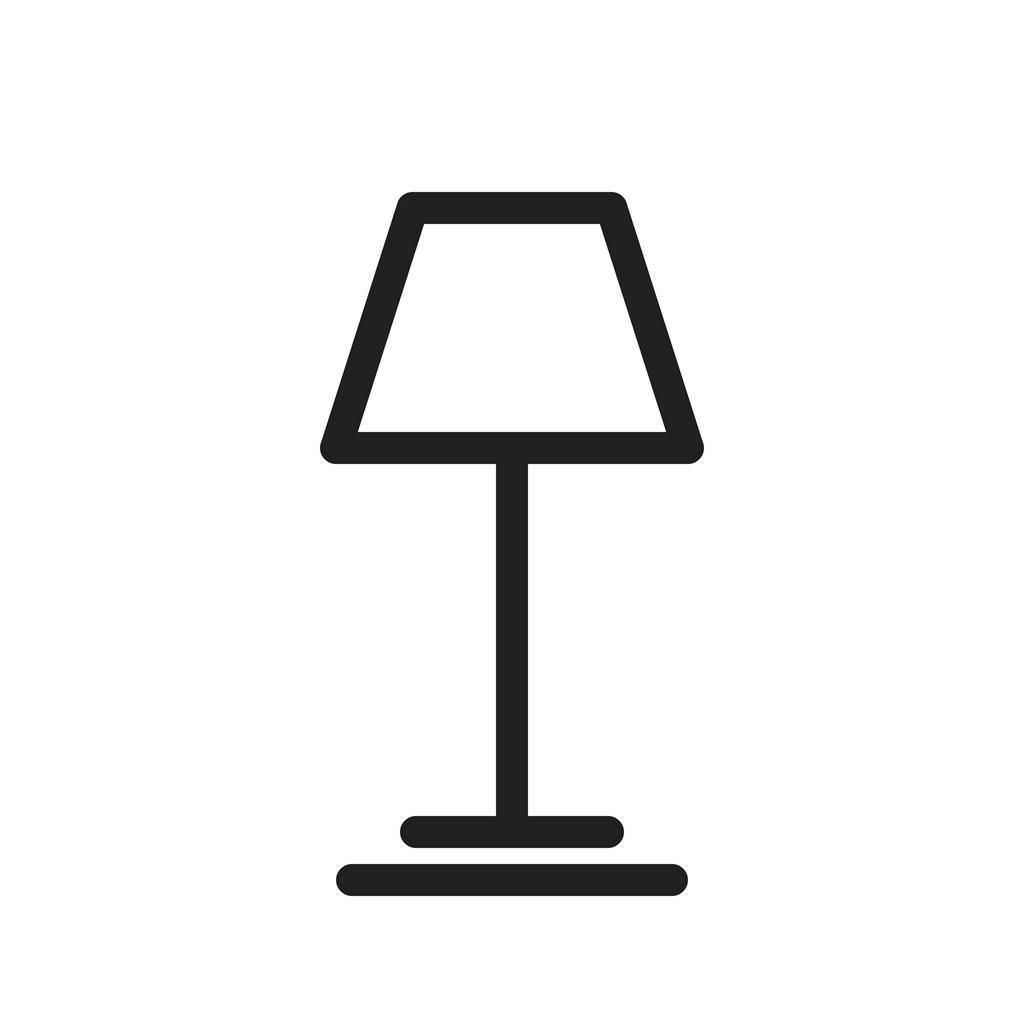 Lamp Line Icon - IconBunny