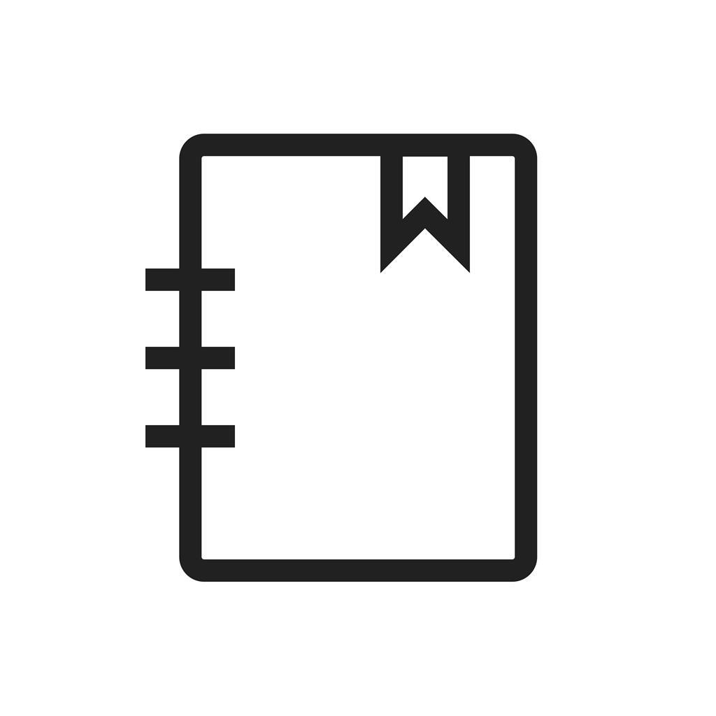 NoteBook Line Icon - IconBunny