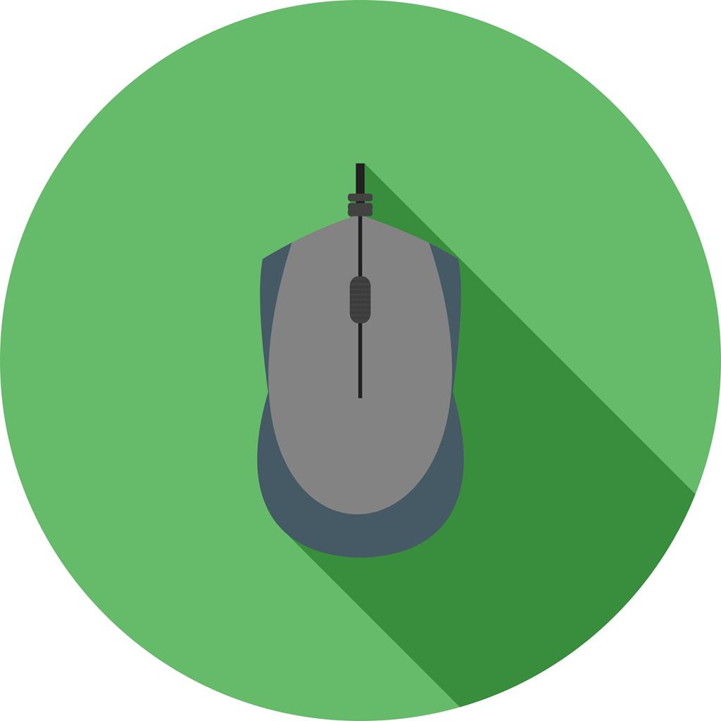 Mouse Flat Shadowed Icon - IconBunny