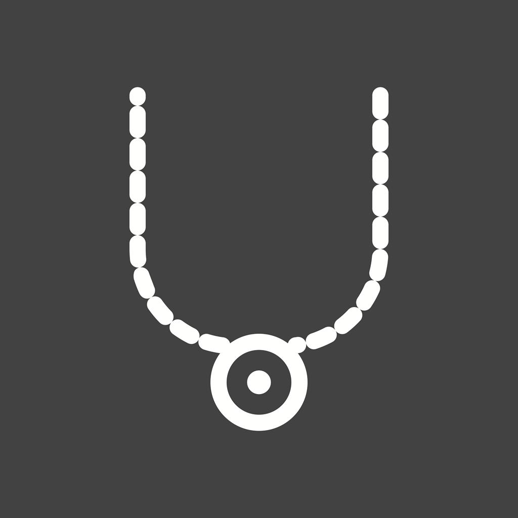 Necklace Line Inverted Icon - IconBunny