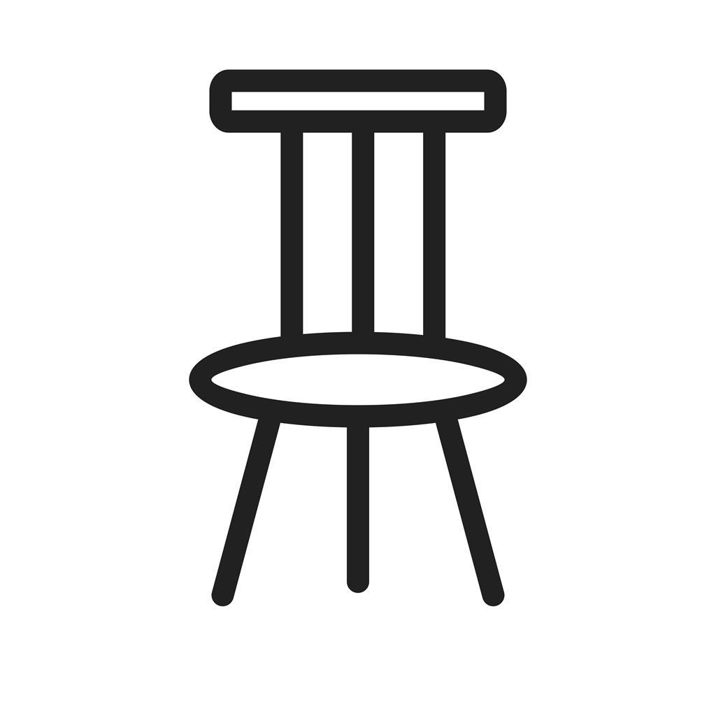 Chair Line Icon - IconBunny