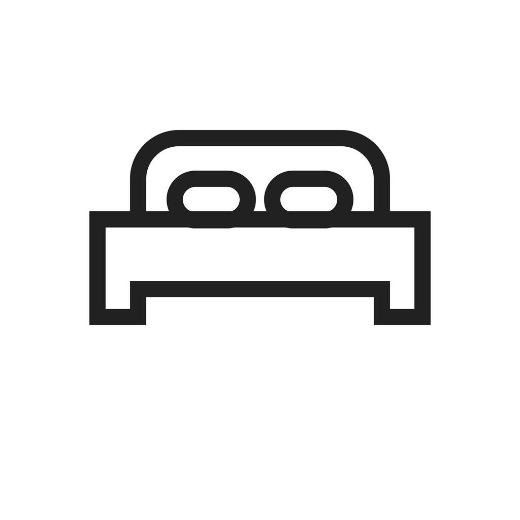 Bed Line Icon - IconBunny