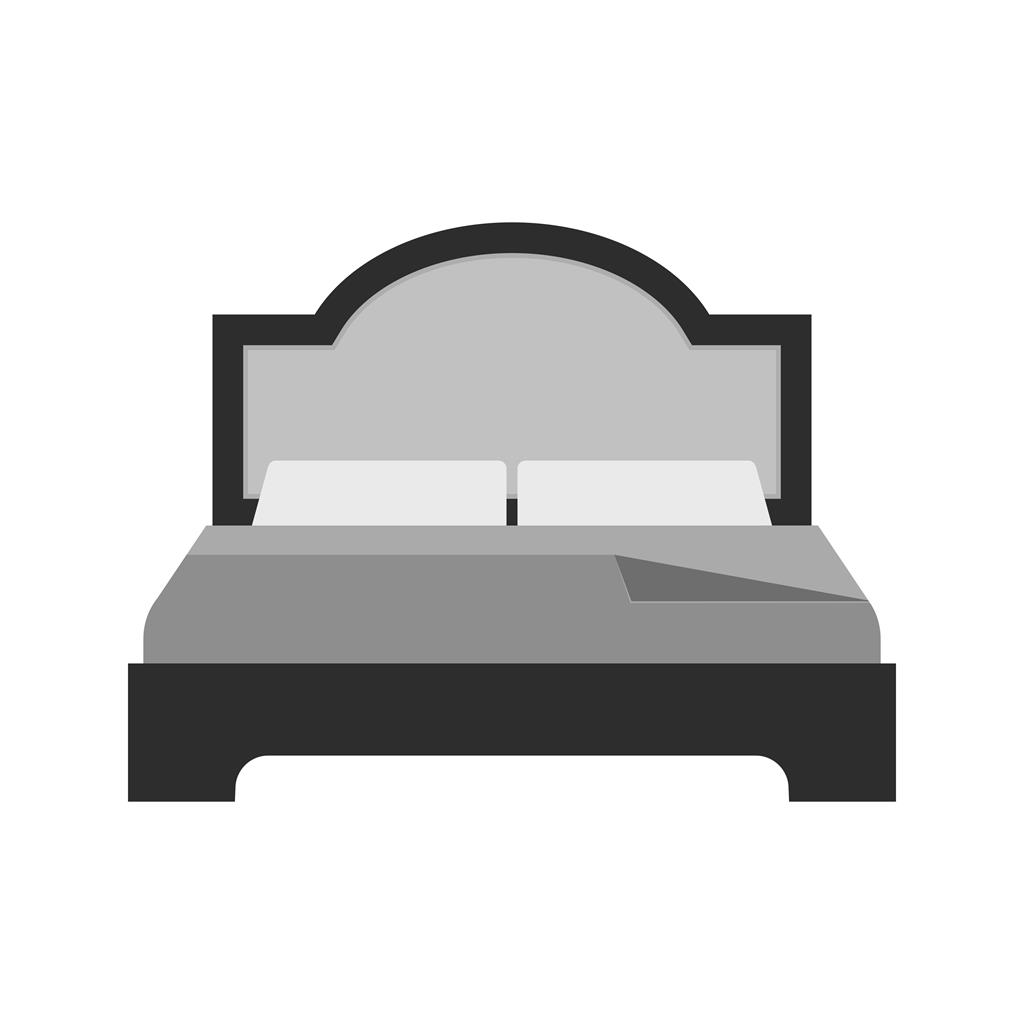 Bed Greyscale Icon - IconBunny
