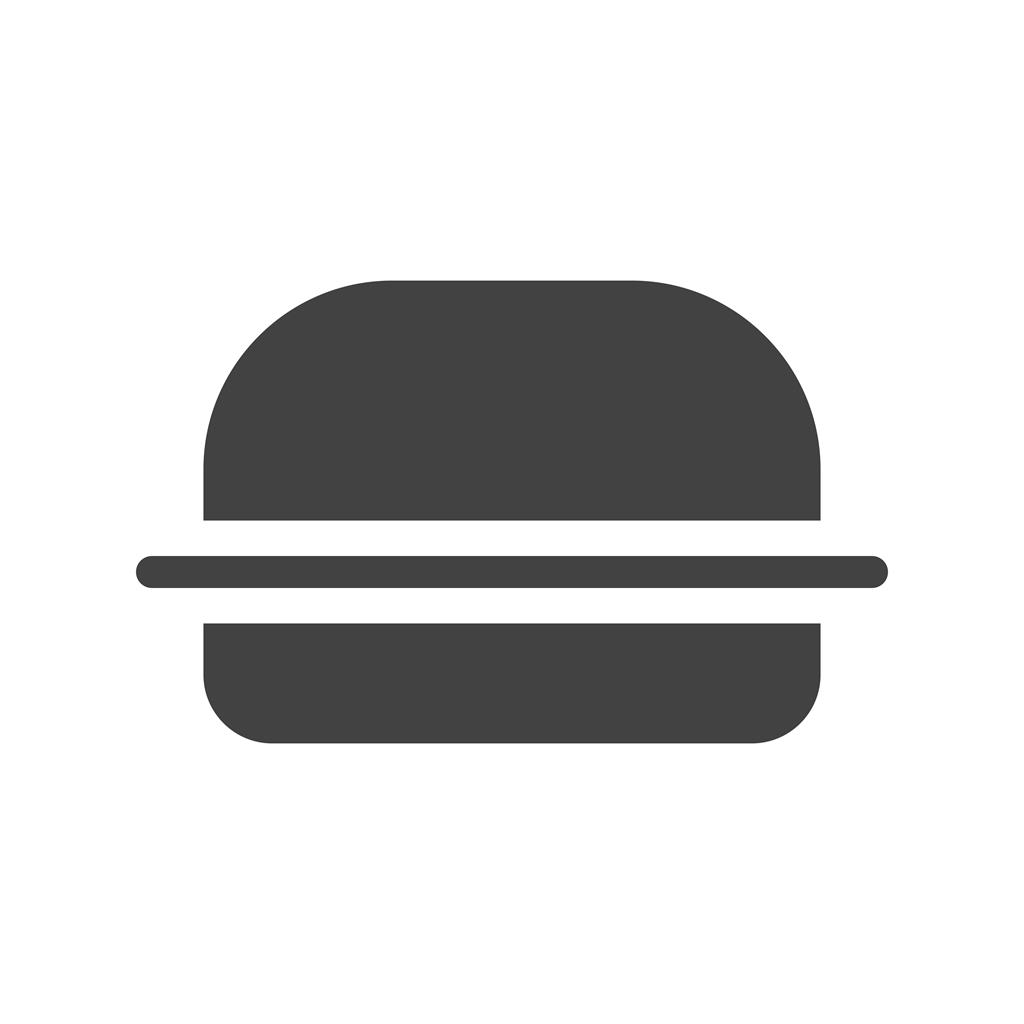 Burger Glyph Icon - IconBunny