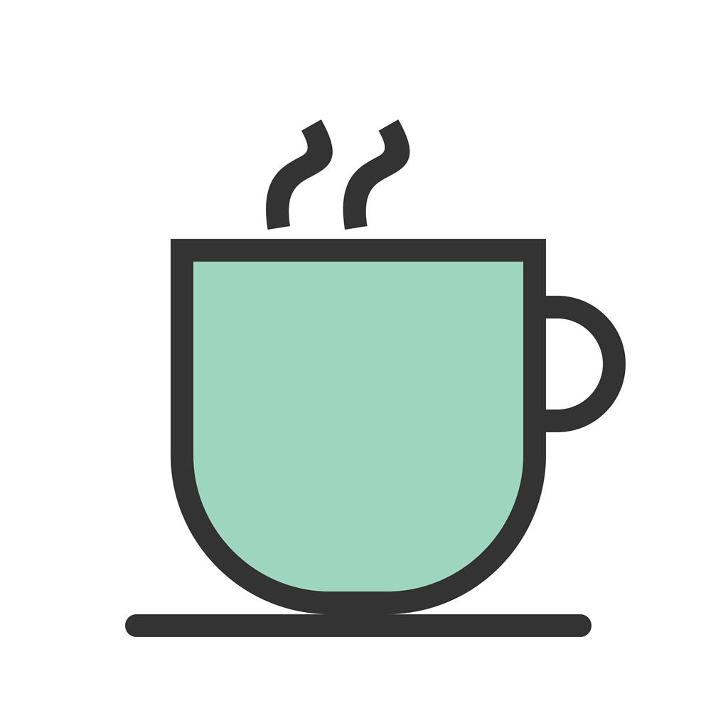 Coffee Cups Line Filled Icon - IconBunny