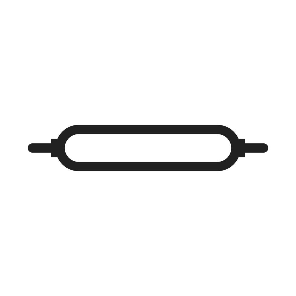 Roller Pin Line Icon - IconBunny