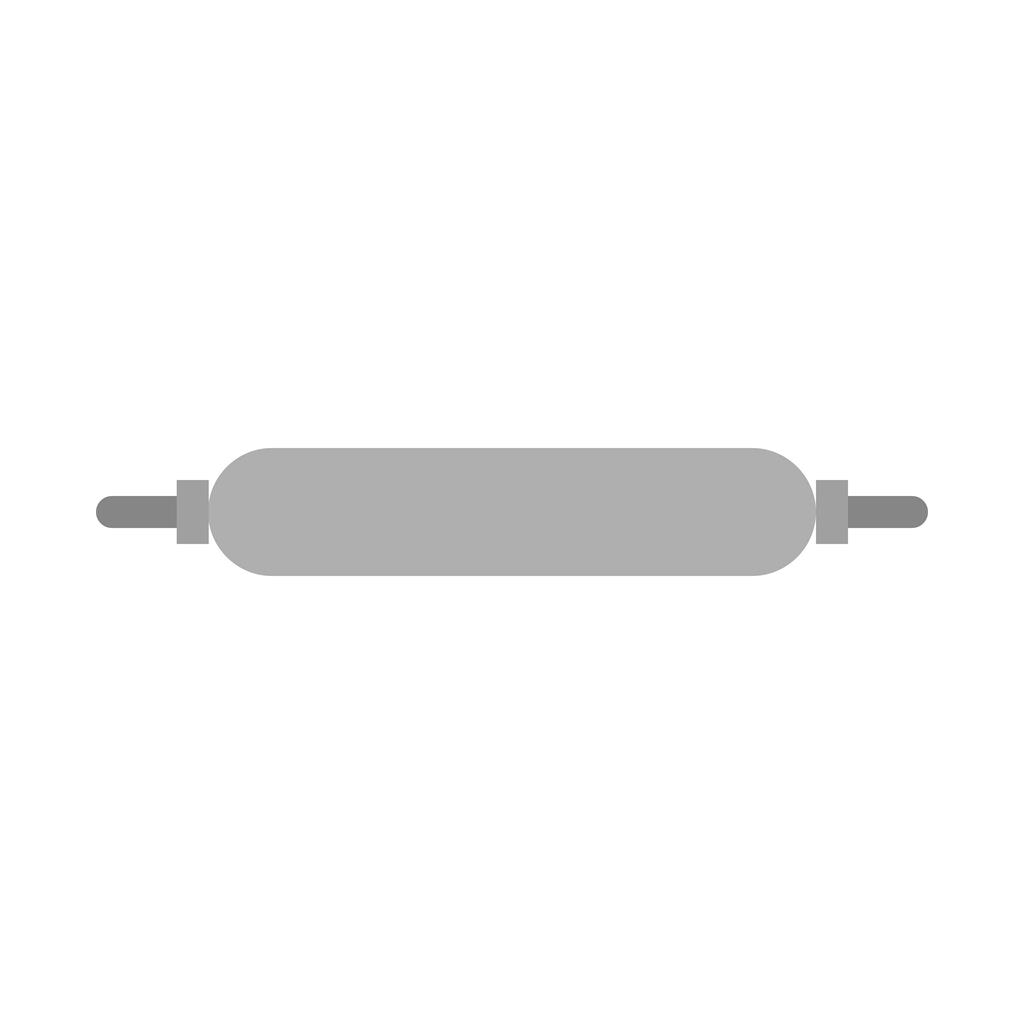 Roller Pin Greyscale Icon - IconBunny