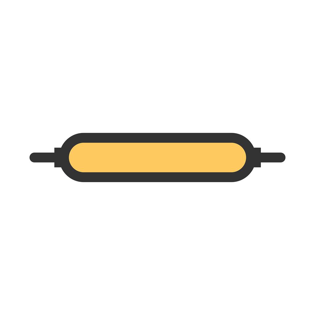 Roller Pin Line Filled Icon - IconBunny