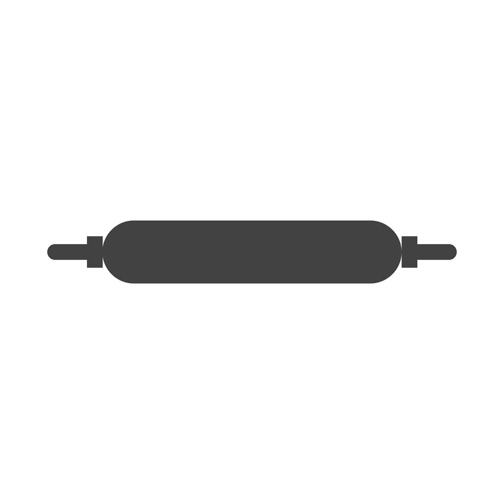 Roller Pin Glyph Icon - IconBunny