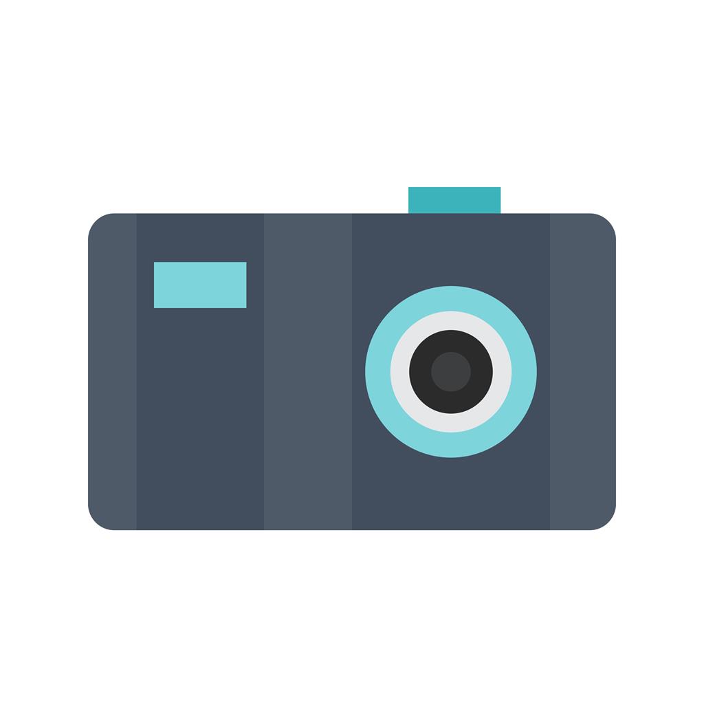 Camera Flat Multicolor Icon - IconBunny