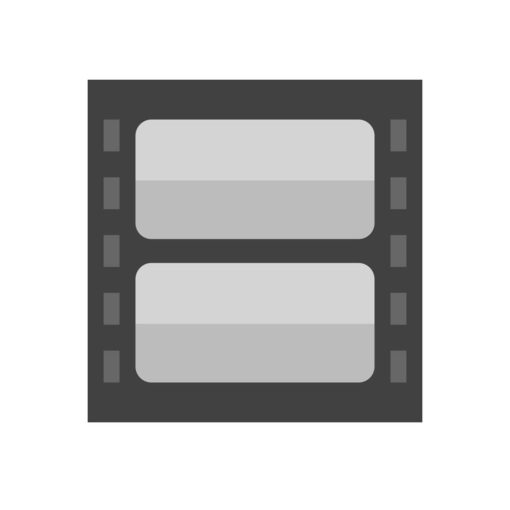 Video Greyscale Icon - IconBunny
