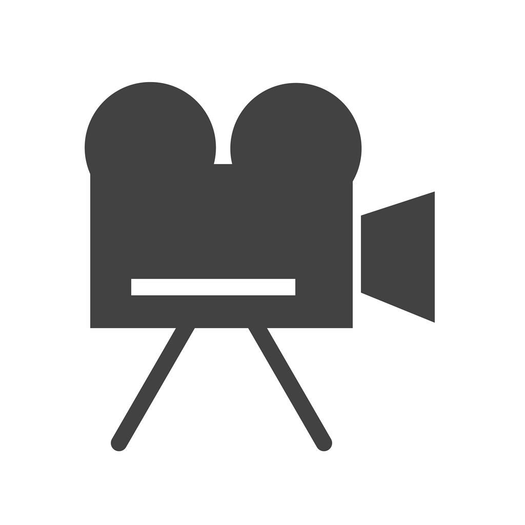 Video Camera II Glyph Icon - IconBunny