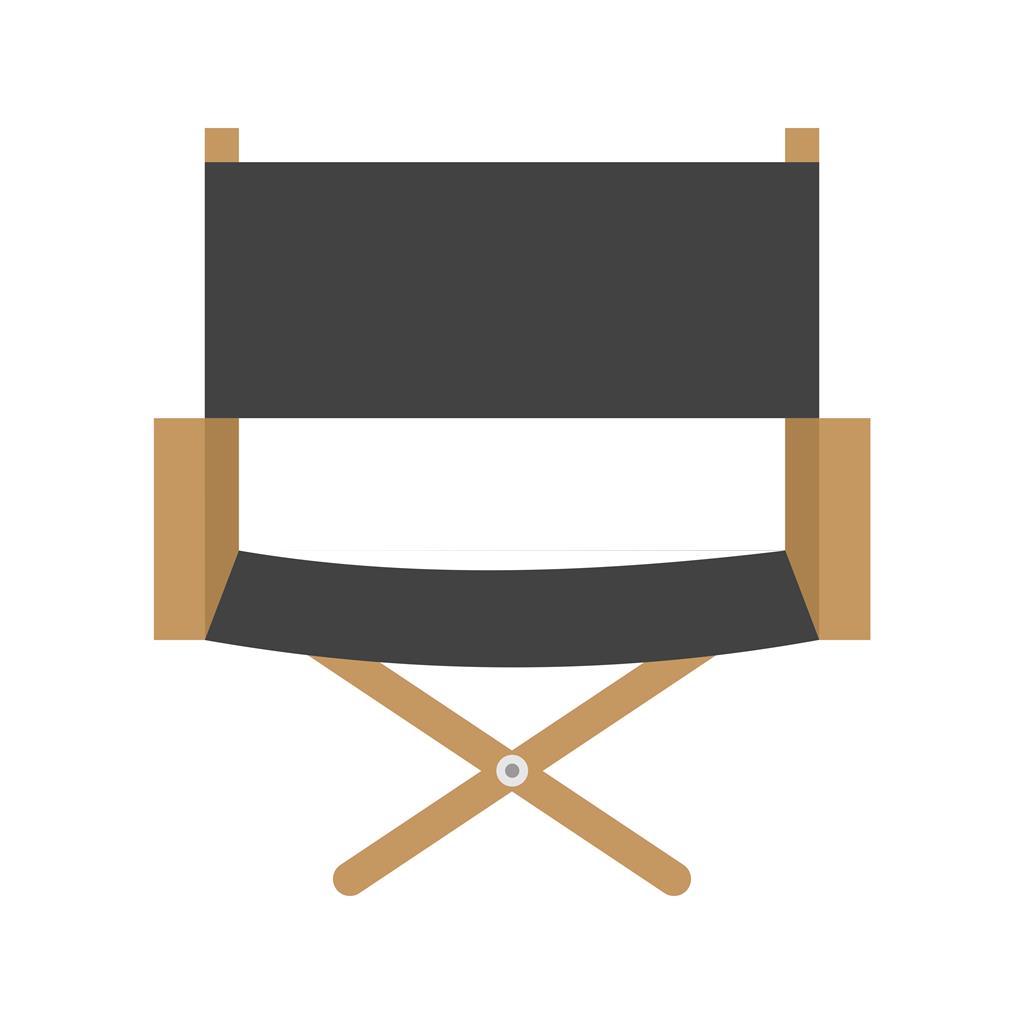 Director Chair Flat Multicolor Icon - IconBunny