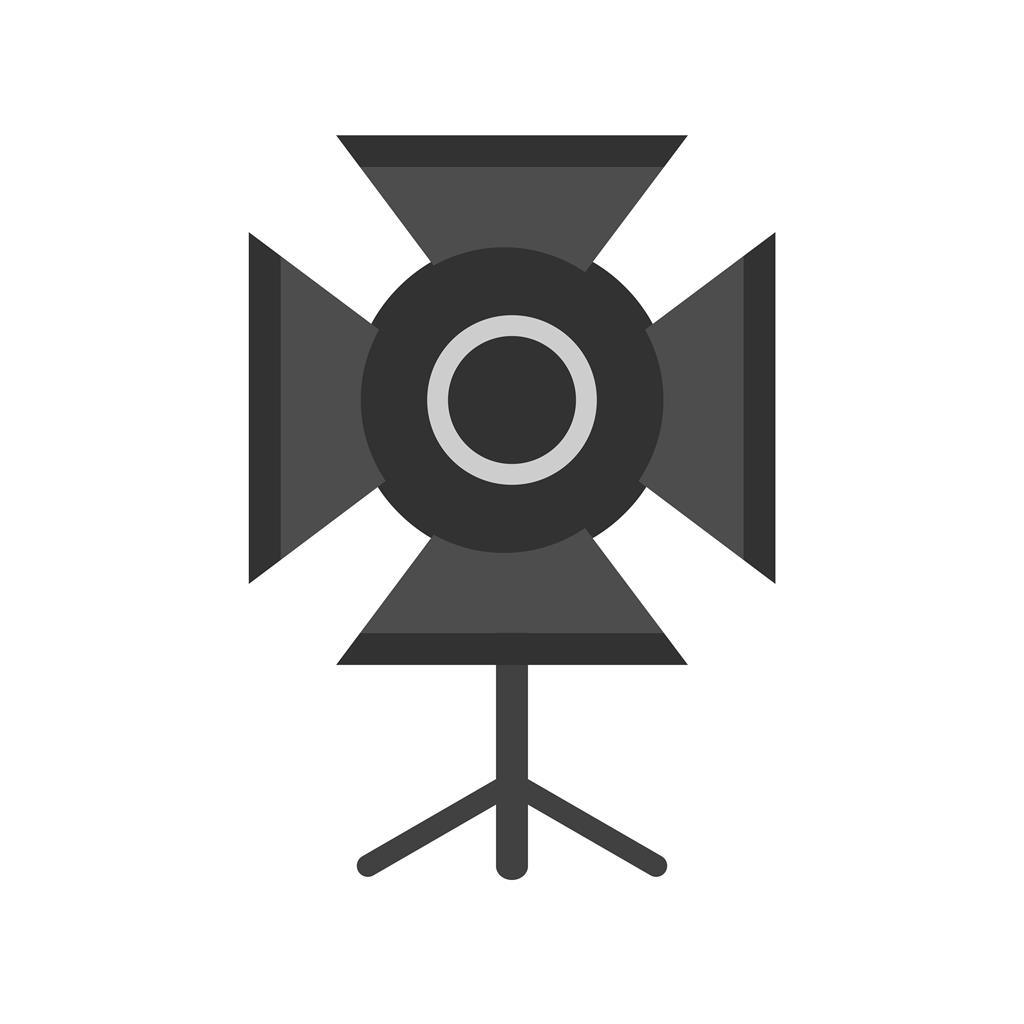 Old Camera Greyscale Icon - IconBunny