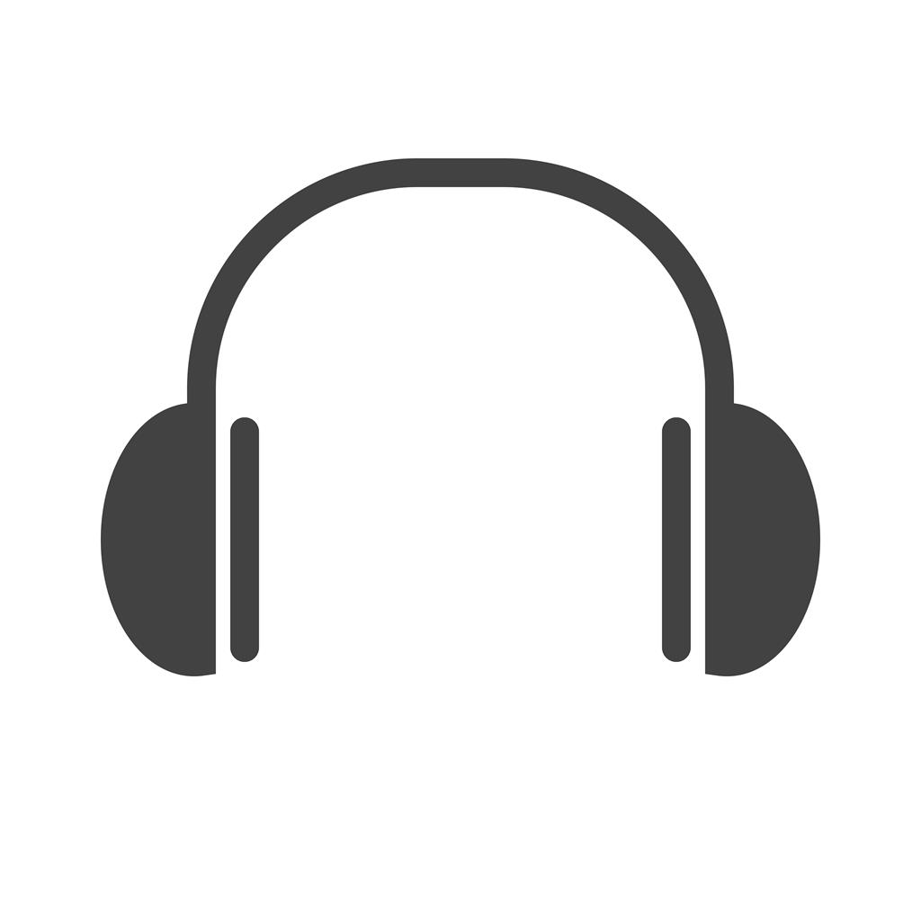 Headphones Glyph Icon - IconBunny