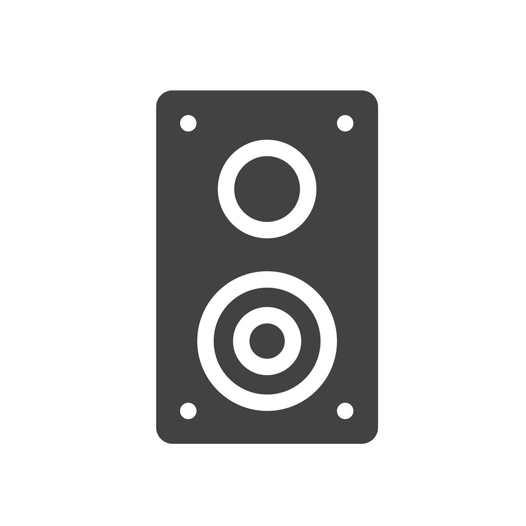 Speaker Glyph Icon - IconBunny