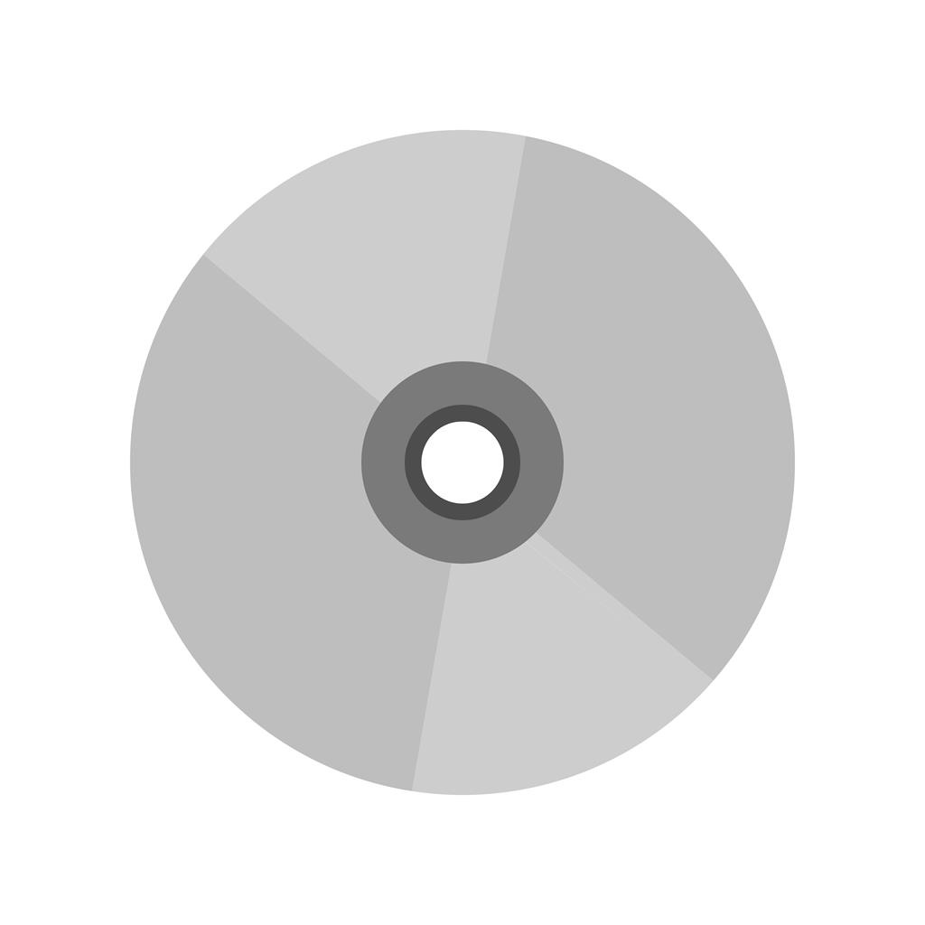 CD Greyscale Icon - IconBunny