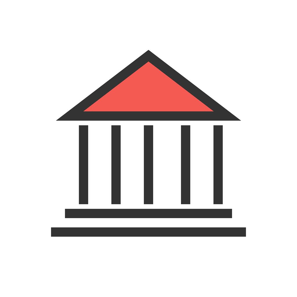 Building/Institution Line Filled Icon - IconBunny