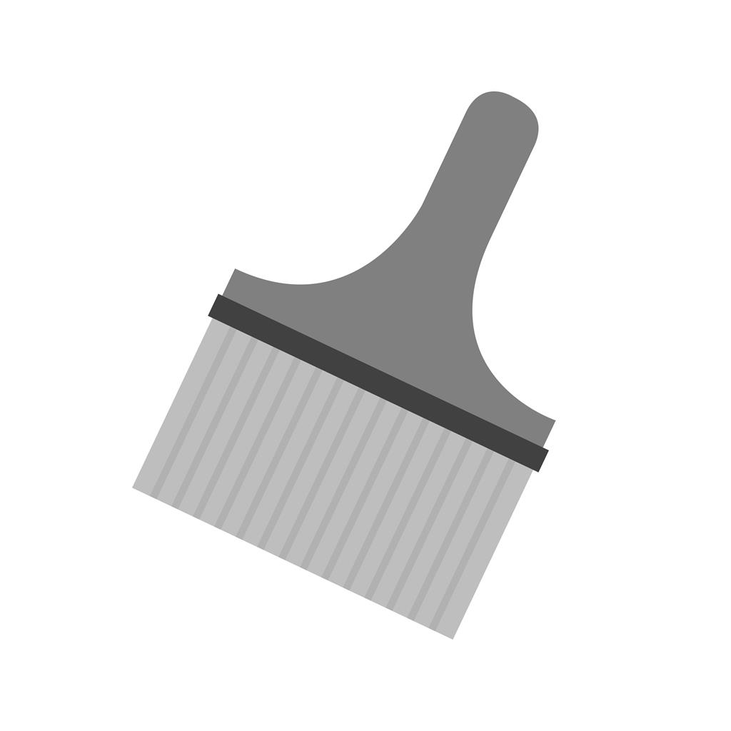 Brush Greyscale Icon - IconBunny