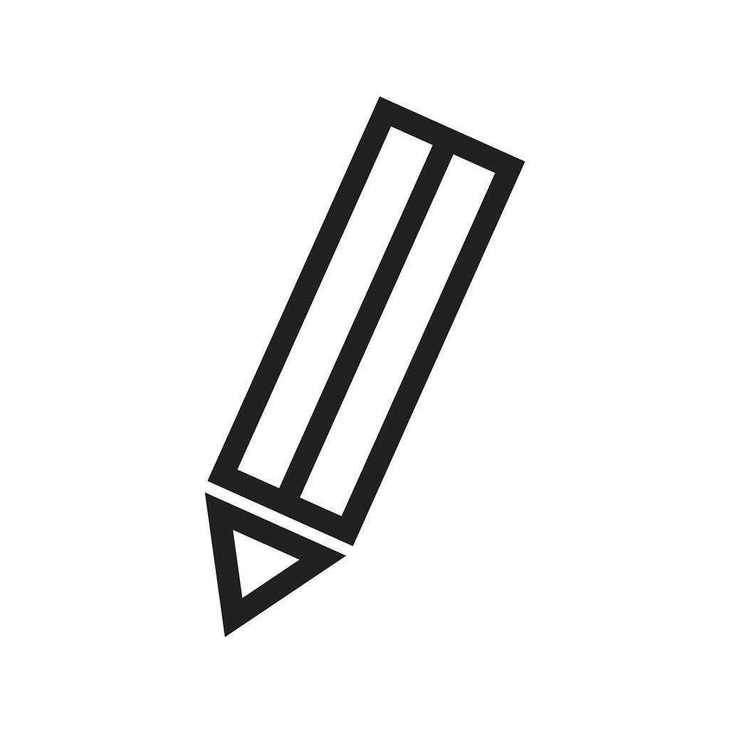 Pencil Line Icon - IconBunny