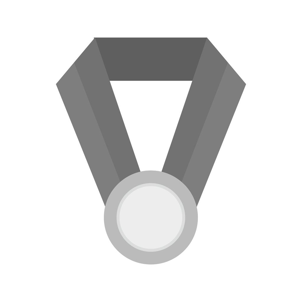 Medal Greyscale Icon - IconBunny
