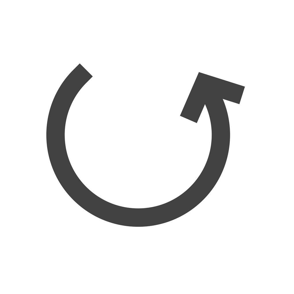 Reload Glyph Icon - IconBunny