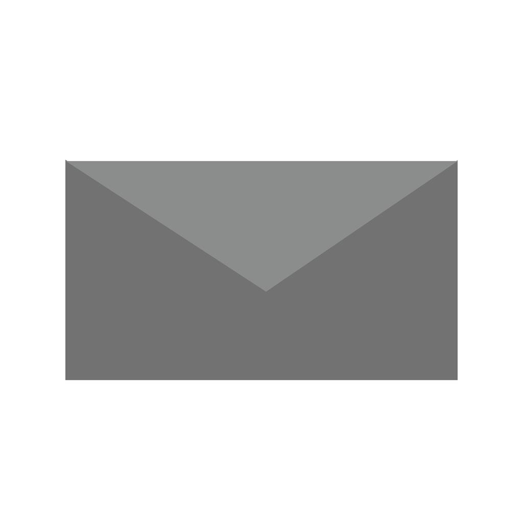 Email Greyscale Icon - IconBunny