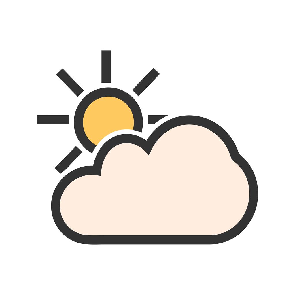 Weather Line Filled Icon - IconBunny