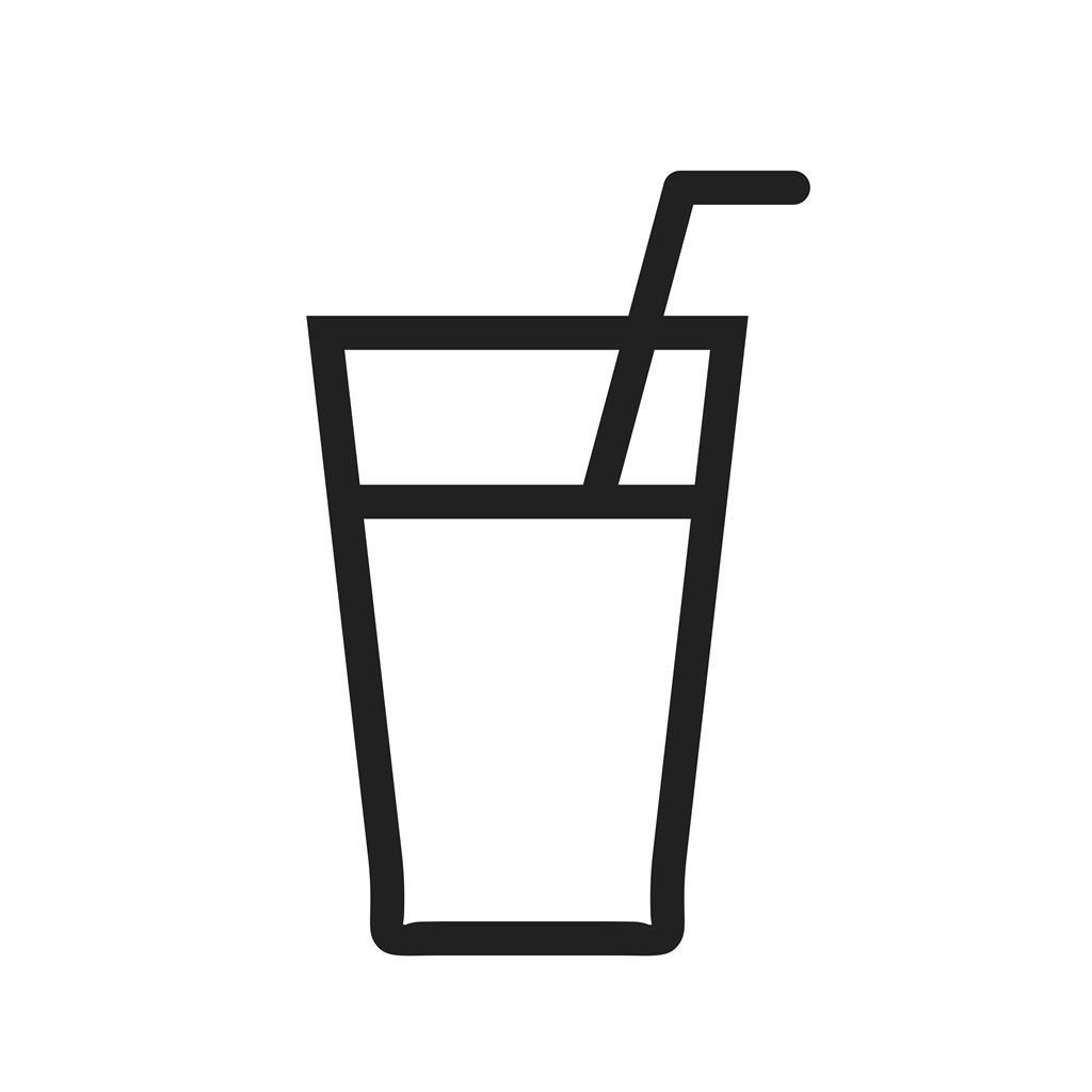 Soft drink Line Icon - IconBunny
