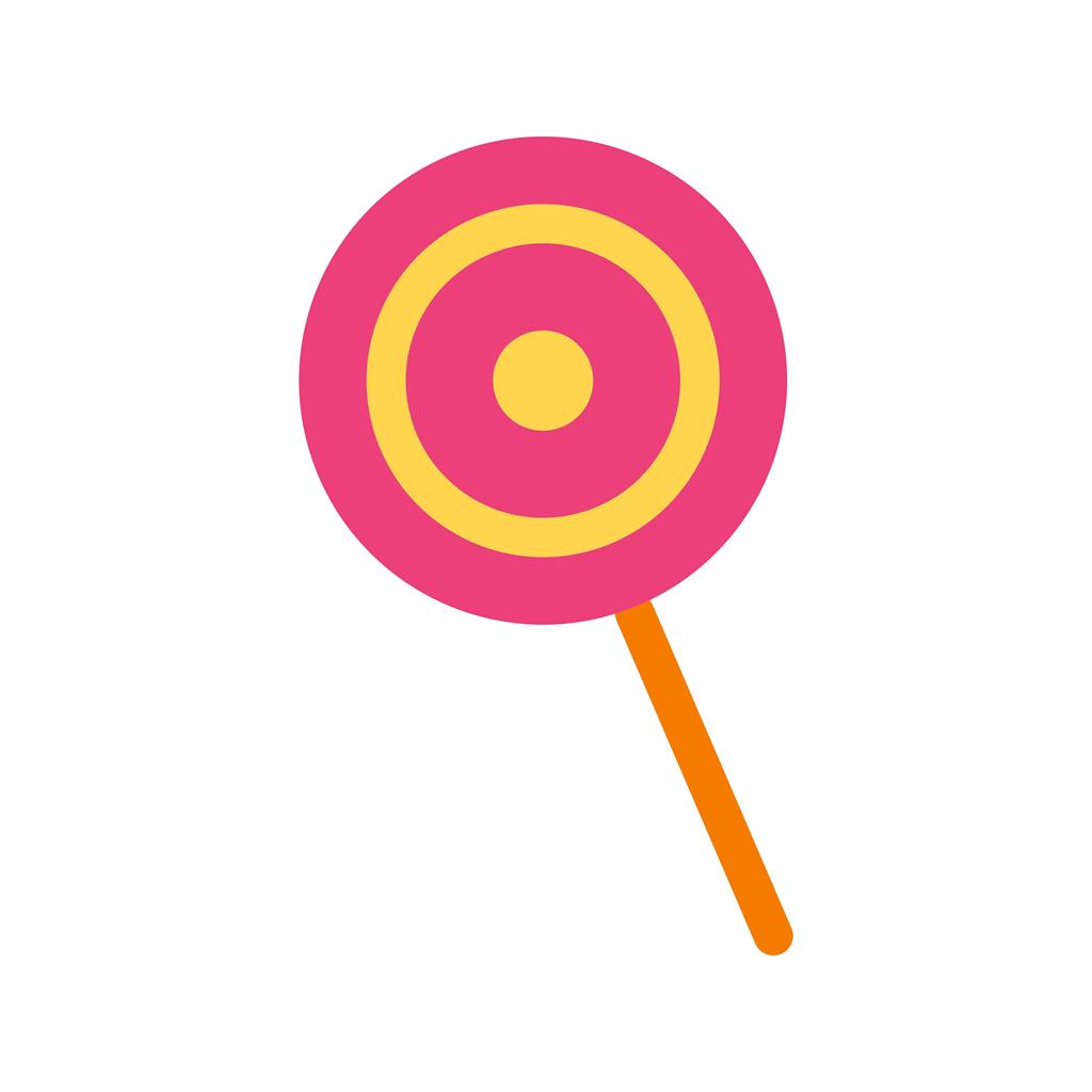 Candy Flat Multicolor Icon - IconBunny