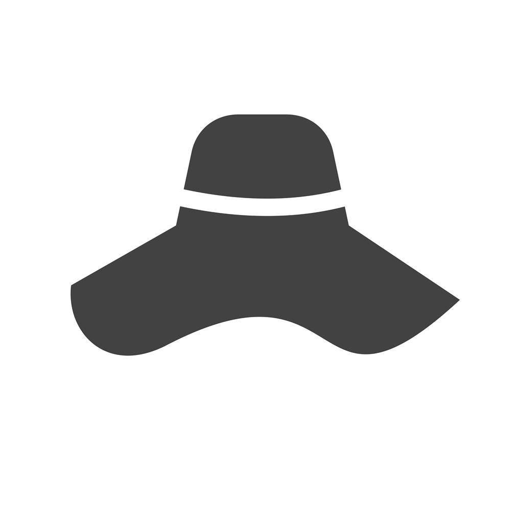 Hat I Glyph Icon - IconBunny