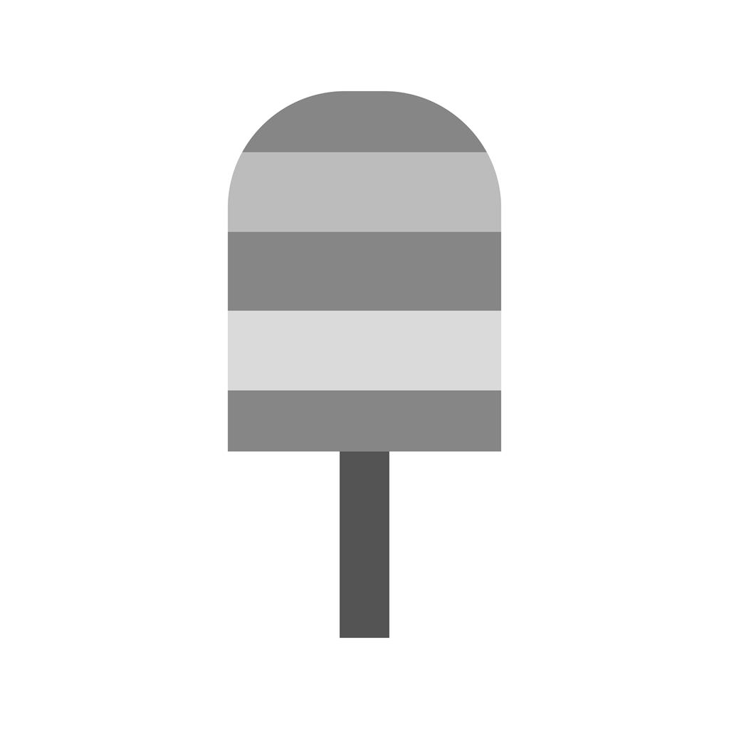 Ice Lolly Greyscale Icon - IconBunny