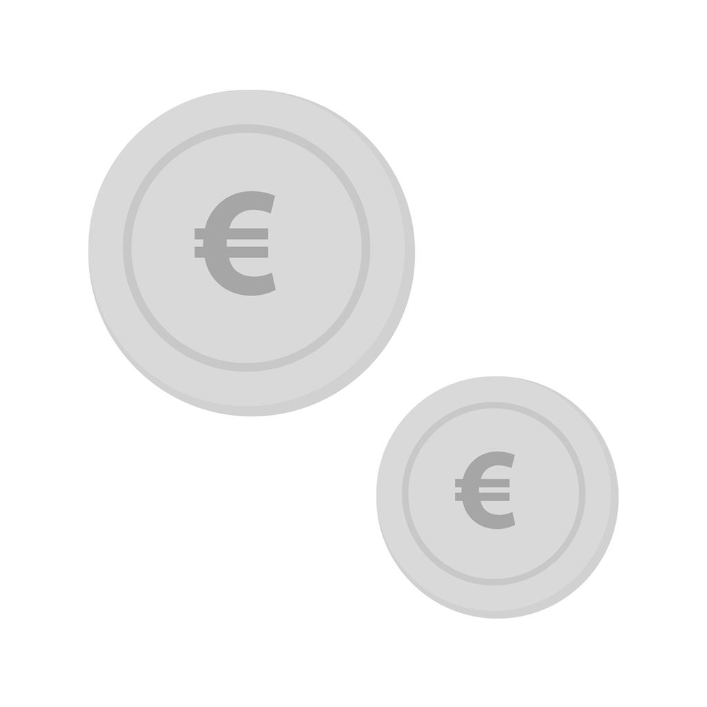 Currency III Greyscale Icon - IconBunny