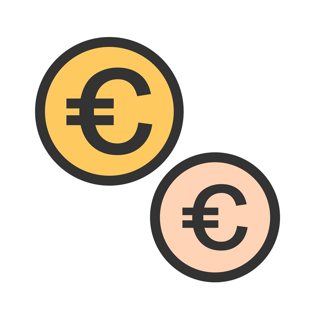 Currency III Line Filled Icon - IconBunny