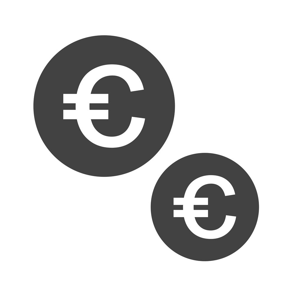 Currency III Glyph Icon - IconBunny