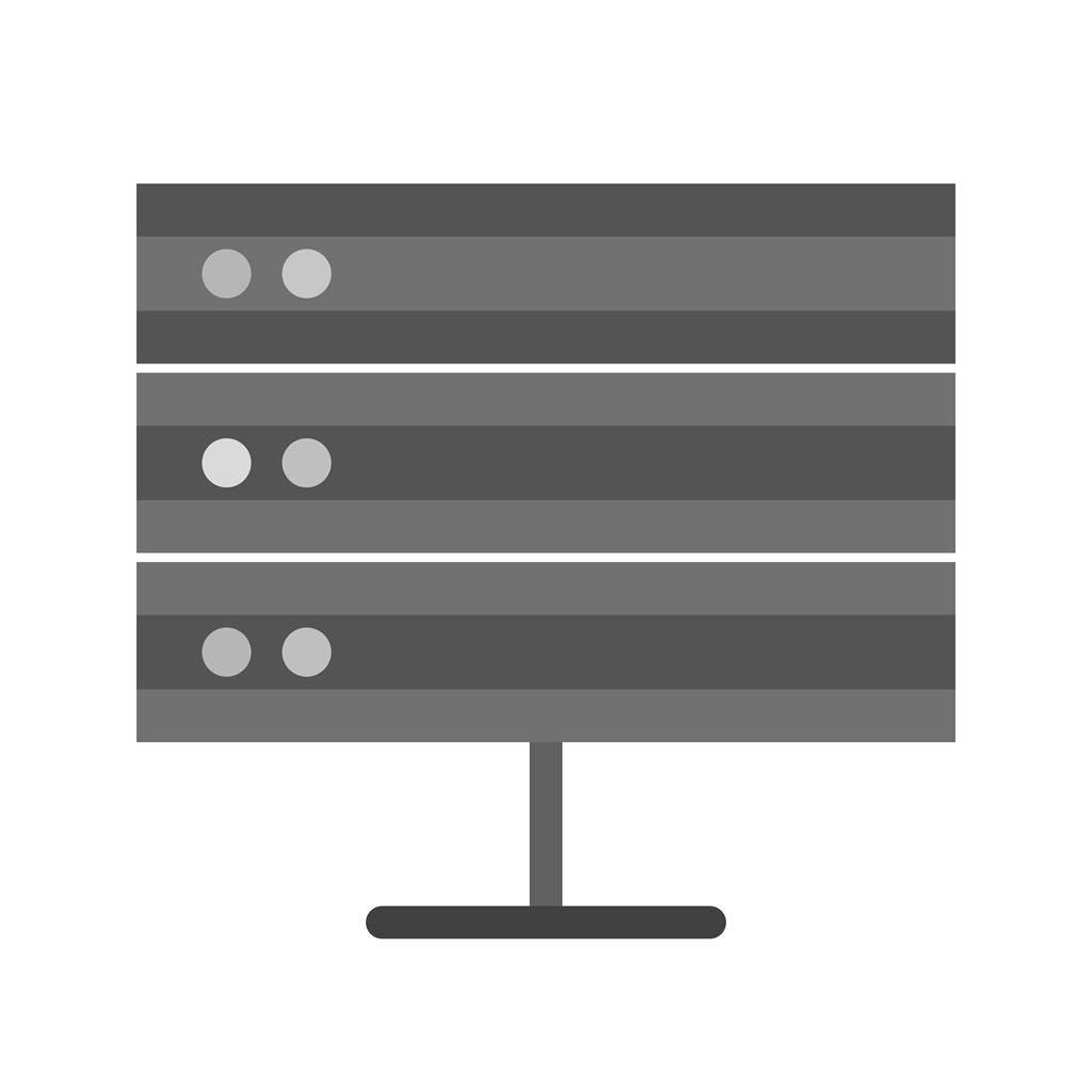 Data Greyscale Icon - IconBunny