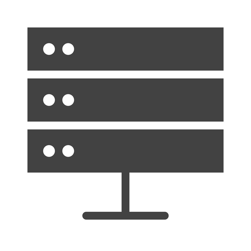 Data Glyph Icon - IconBunny