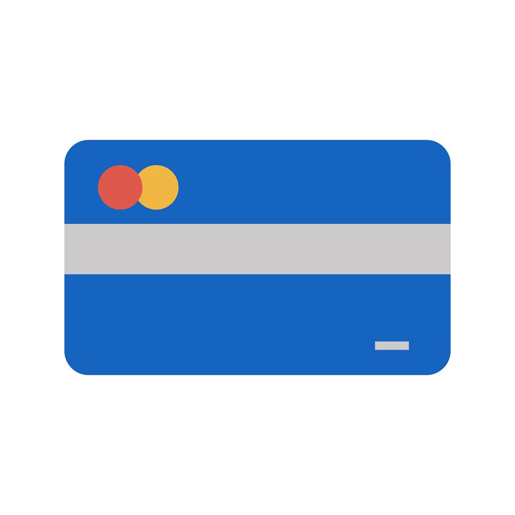 Multiple Credit Cards Flat Multicolor Icon - IconBunny