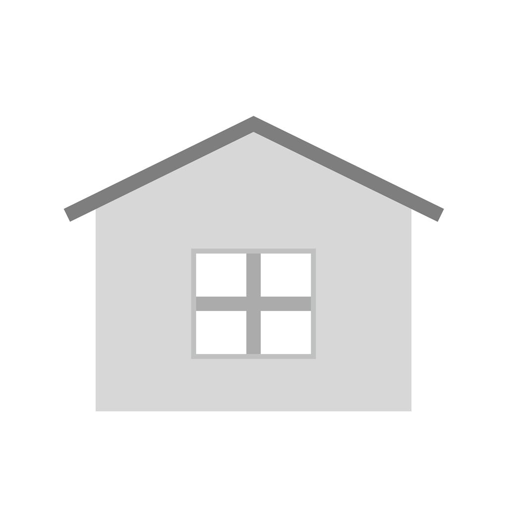 Real Estate Greyscale Icon - IconBunny