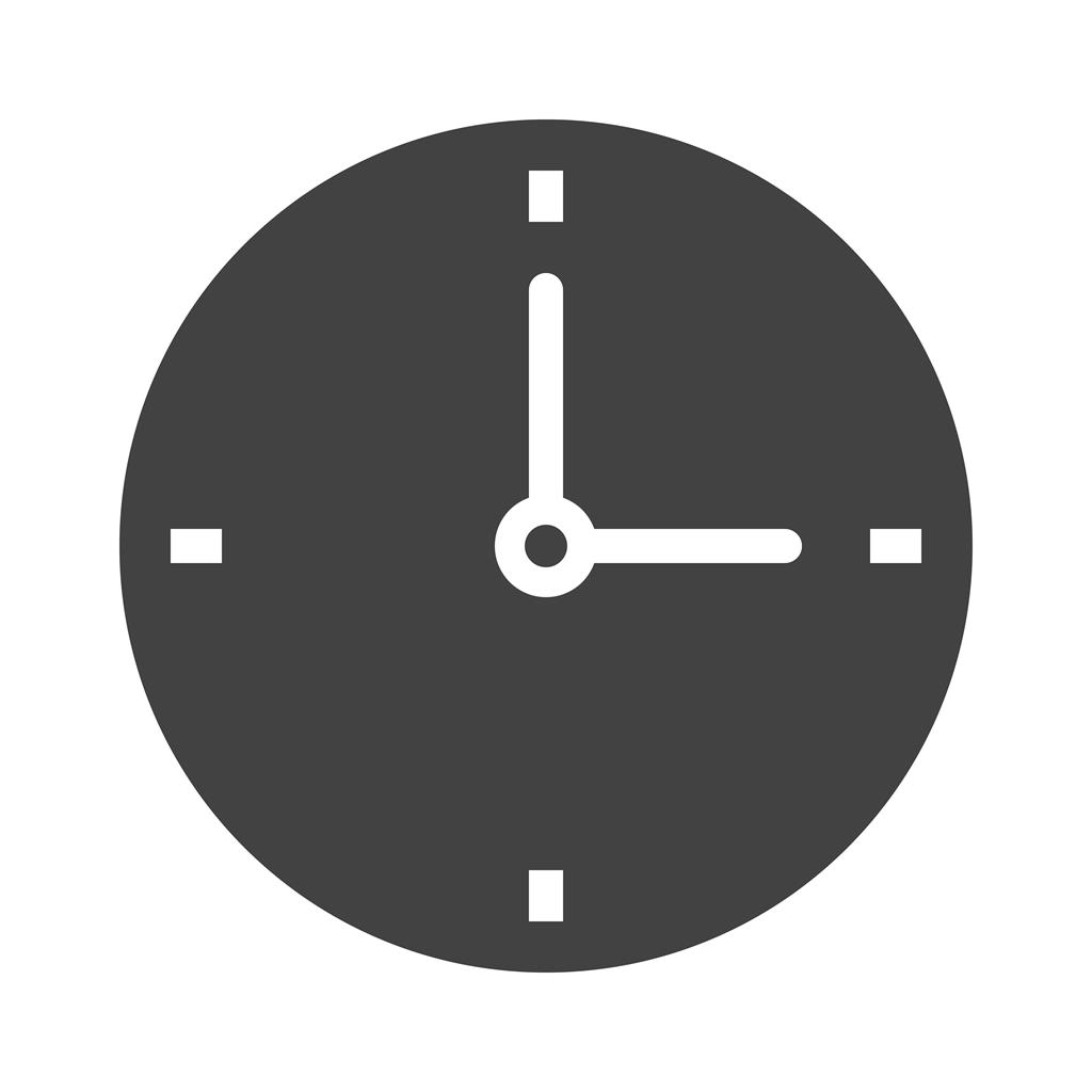 Time Glyph Icon - IconBunny