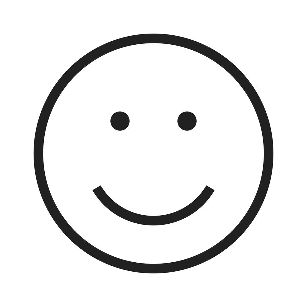 Smile Line Icon - IconBunny