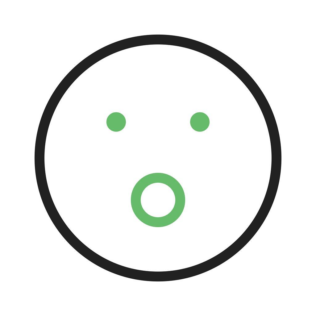 Flashed Line Green Black Icon - IconBunny