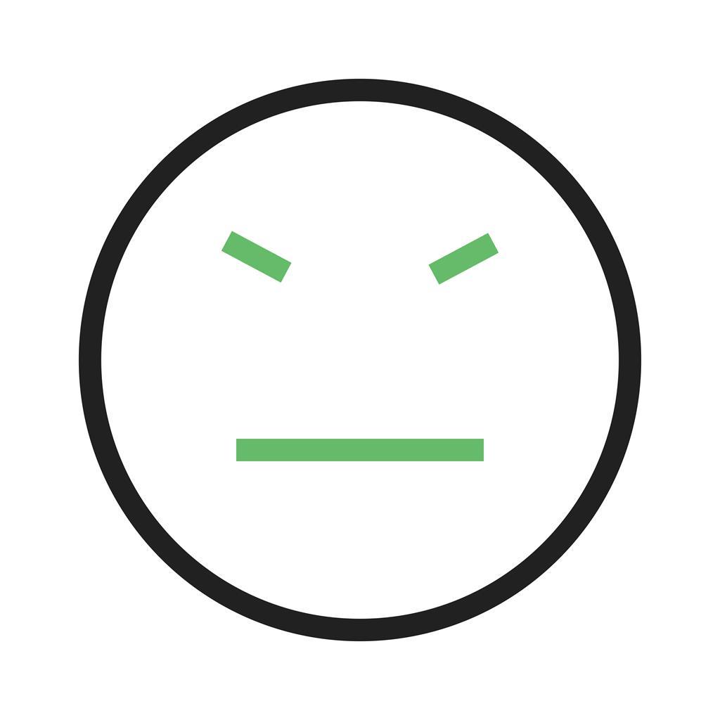 Stubborn Line Green Black Icon - IconBunny