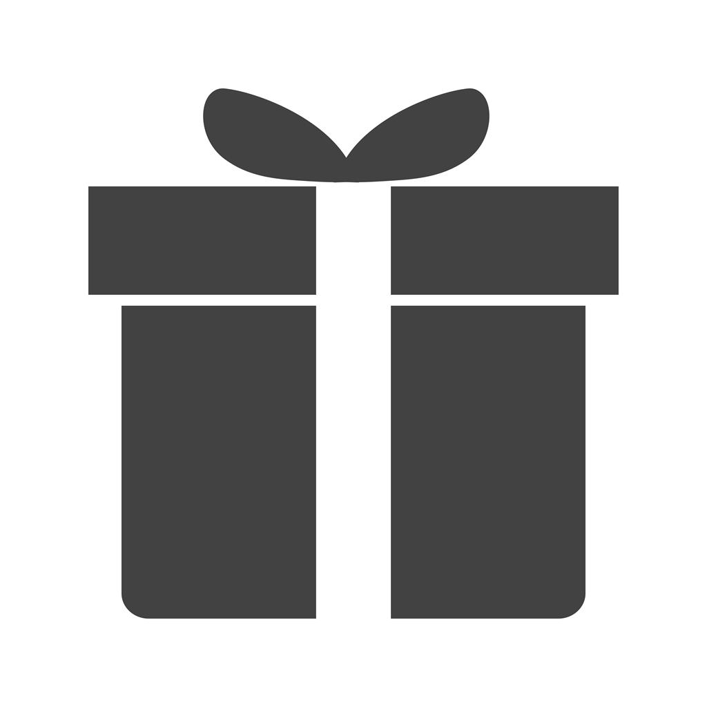 Gift box Glyph Icon - IconBunny