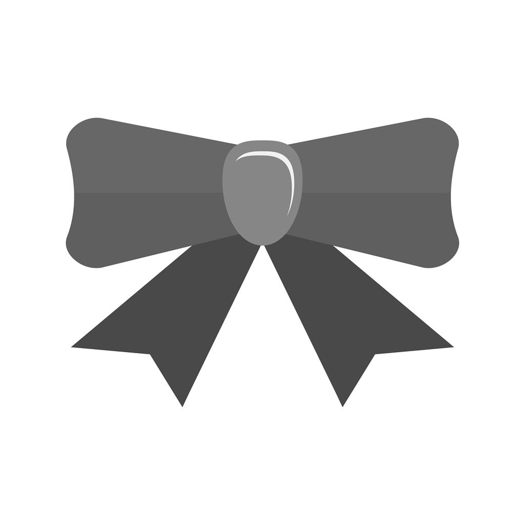 Ribbon Greyscale Icon - IconBunny