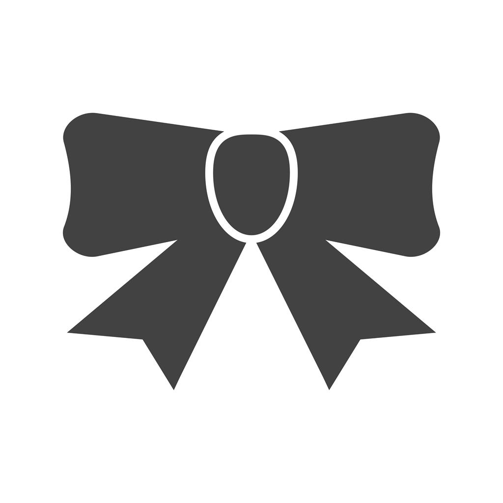Ribbon Glyph Icon - IconBunny