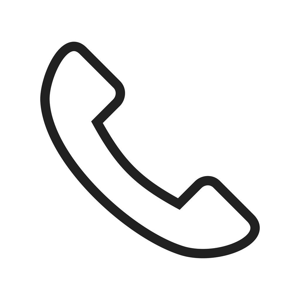 Phone Line Icon - IconBunny