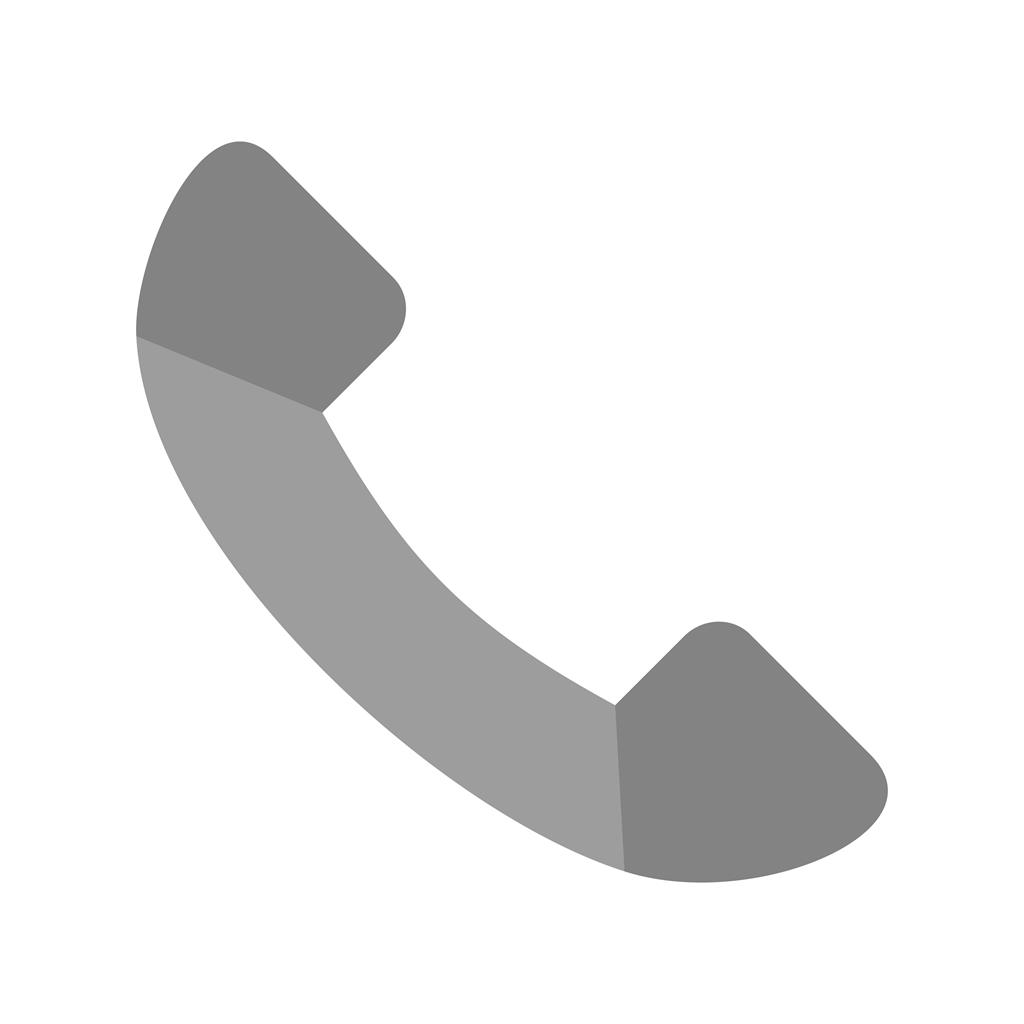 Phone Greyscale Icon - IconBunny