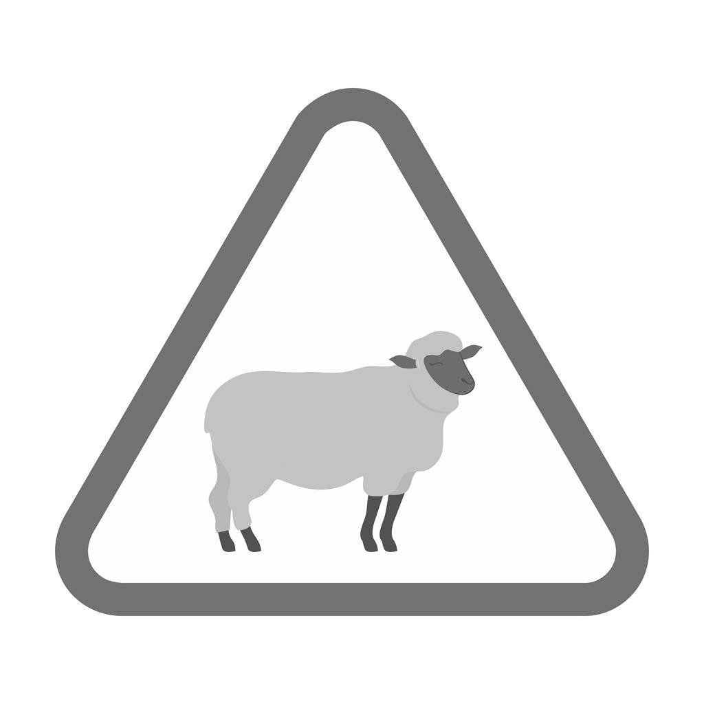 Animal sign I Greyscale Icon - IconBunny