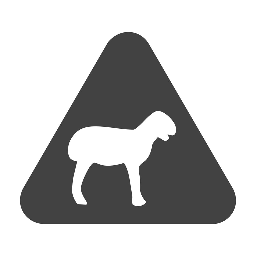Animal sign I Glyph Icon - IconBunny